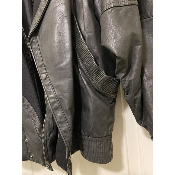 One Way WOMENS Leather Motorcycle Riding Biker Black Full Zip Jacket  Small - Picture 5 of 12